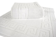 Greek Key Turkish Cotton Bathmat - 2 Pieces - Classic Turkish Towels