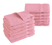 Villa Turkish Cotton Washcloths - 12 Pieces - Classic Turkish Towels