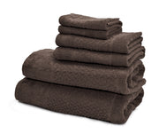 Mei-Tal Turkish Cotton Jacquard Towel Set of 6 - Classic Turkish Towels