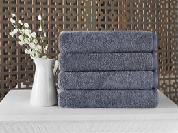 Hospitality Turkish Cotton Bath Towels - 4 Pieces - Classic Turkish Towels