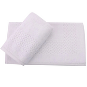 Hardwick Jacquard Turkish Cotton Bath Mat - 2 Pieces