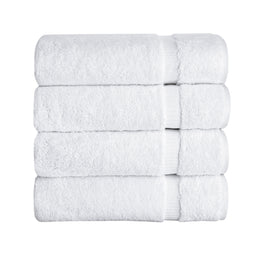 Cambridge Luxury Ultra-Soft and Premium Heavy Duty 100% Classic Turkish Cotton Bath Towels - 4 Pieces (27X54