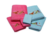 Kids Embroidered Turkish Cotton Towel Set of 6 - Classic Turkish Towels