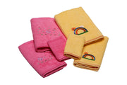 Kids Embroidered Turkish Cotton Towel Set of 6 - Classic Turkish Towels