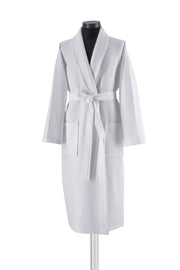 White Kimono Turkish Cotton Waffle Bathrobe - Classic Turkish Towels