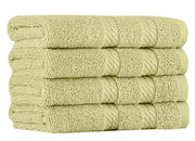 Antalya Turkish Cotton Washcloths - 4 Pieces - Classic Turkish Towels