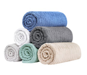 Brampton Turkish Cotton Hand Towels - 4 Pieces - Classic Turkish Towels