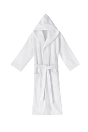 Hooded Terry Turkish Cotton Bathrobe - Classic Turkish Towels