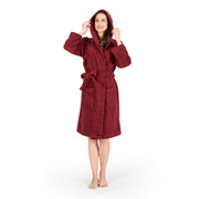 NINE WEST - Hooded Terry Robe  - 100% Turkish Cotton - Classic Turkish Towels
