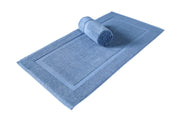 Cambridge Turkish Cotton Panel Bath Mat - 2 Pieces - Classic Turkish Towels
