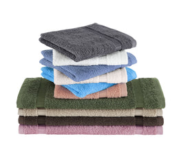 Villa Turkish Cotton Washcloths - 12 Pieces - Classic Turkish Towels