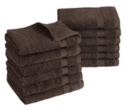 Villa Turkish Cotton Washcloths - 12 Pieces - Classic Turkish Towels