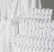 Brampton Turkish Cotton Large Hand Towels - 6 Pieces White Collection - Classic Turkish Towels