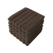 Brampton Turkish Cotton Washcloths - 6 Pieces - Classic Turkish Towels