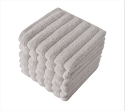 Brampton Turkish Cotton Washcloths - 6 Pieces - Classic Turkish Towels