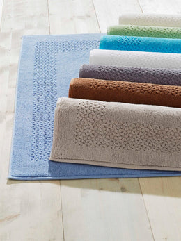 Mei-Tal Turkish Cotton Bath Mat - 2 Pieces - Classic Turkish Towels