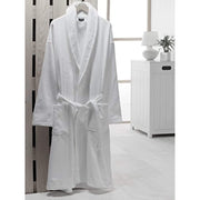 Velour Shawl Collar Turkish Cotton Bathrobe - Classic Turkish Towels